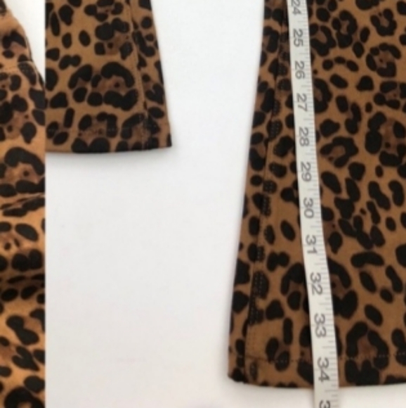 Blank NYC 27 Flare Leopard Soft Suede-like Pull on Pants, New. - Picture 14 of 15